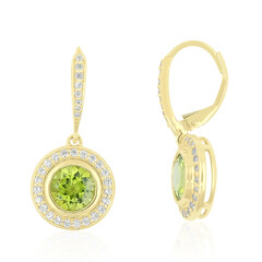 Boucles d'oreilles en or et Péridot (de Melo)