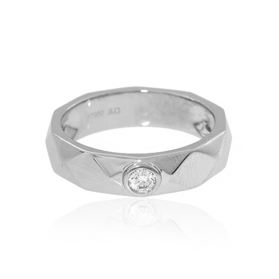 Bague en platine et Diamant Flawless (F) (LUCENT DIAMONDS)
