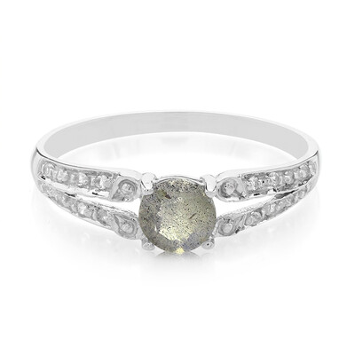 Bague en argent et Spectrolite