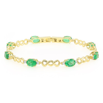 Bracelet en or et Emeraude d'Ethiopie (AMAYANI)