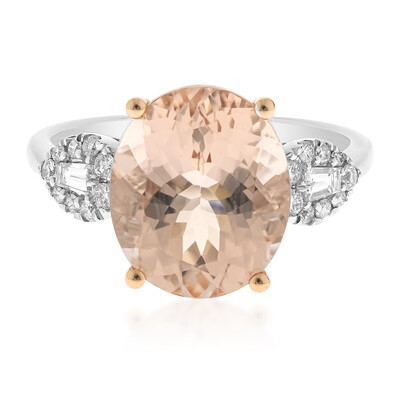 Bague en or et Morganite AAA (AMAYANI)