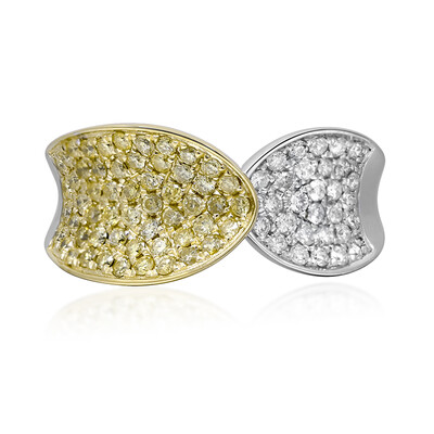 Bague en or et Diamant SI2 jaune (CIRARI)