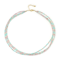 Collier en argent et Amazonite (Riya)