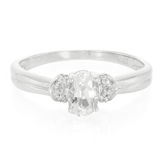 Bague en argent et Béryl de l'Himalaya