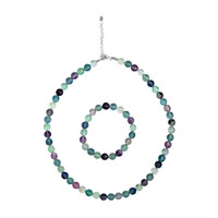 Parure en argent et Fluorite