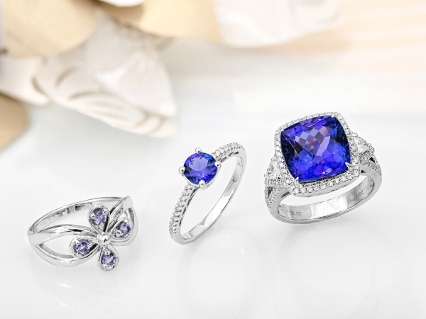 tanzanite bagues