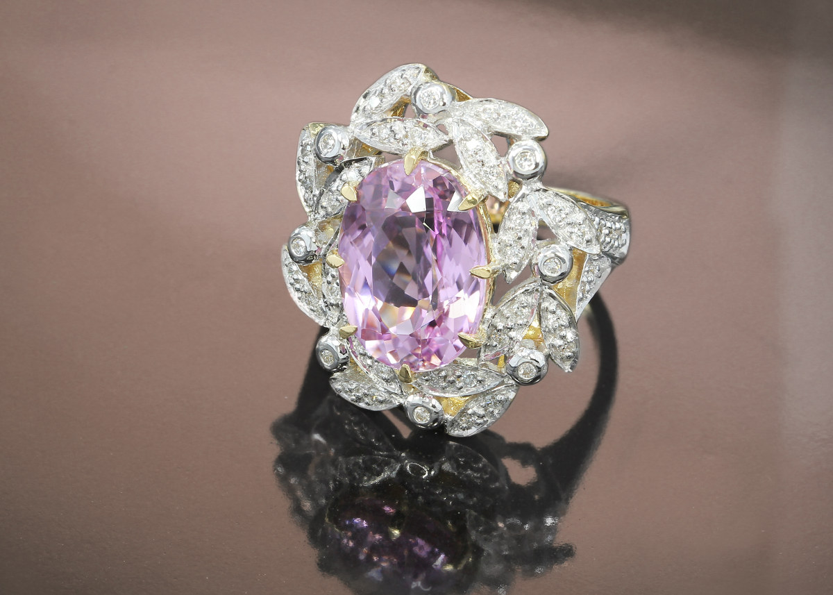 Bague en Kunzite