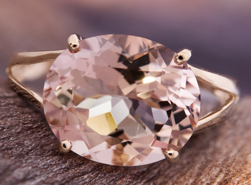 Bague en Morganite