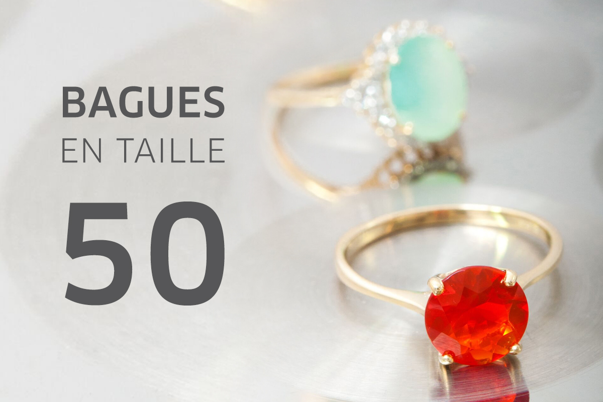 bagues en taille 50