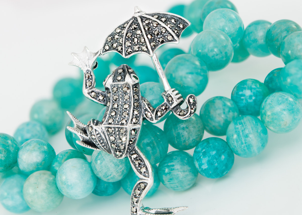 Bijou en Amazonite