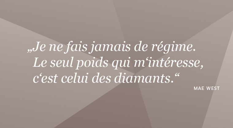 Citation sur le diamant