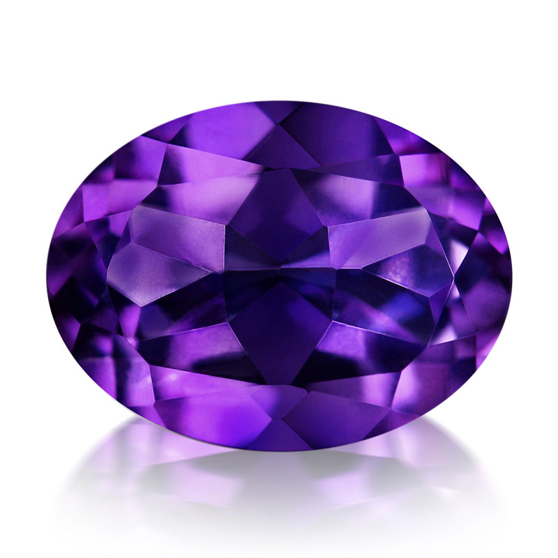 Une Pierre Précieuse Violette Brillante Connue Sous Le Nom D'améthyste  L'améthyste Est Une Pierre Précieuse Qui Est Appréciée Pour Sa Couleur  Violet Foncé Et Ses Propriétés Spirituelles Ai Générative