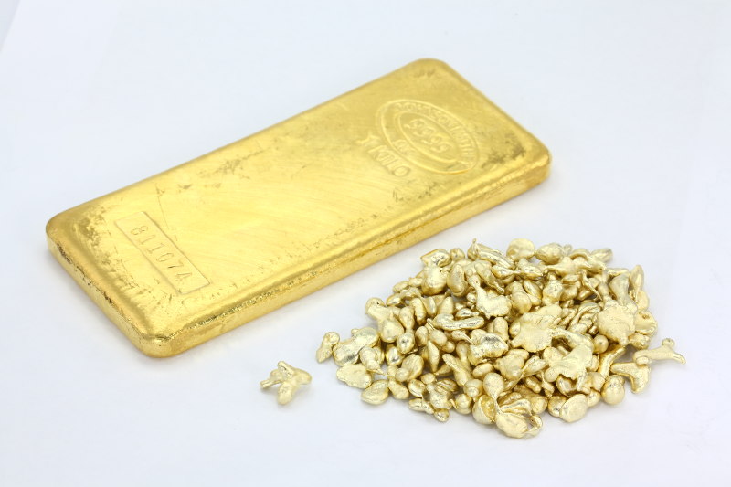 Lingot d'or jaune 18k